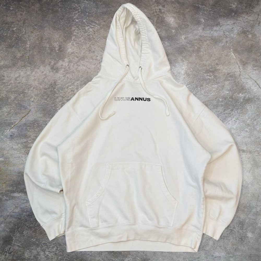 Unus Annus White Casket Pullover Hoodie Markiplier Merch Adult Size XL Sweater